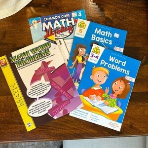 4 Book Bundle Math Homeschool Workbooks Common Core